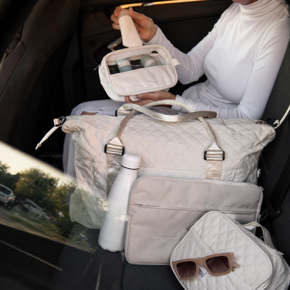 Sac à Langer de Voyage "Évasion" – L'Ensemble 2-en-1 Chic & Pratique