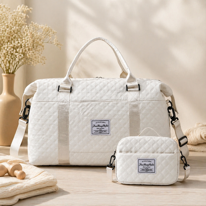 Sac à Langer de Voyage "Évasion" – L'Ensemble 2-en-1 Chic & Pratique