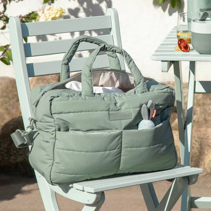 Le Sac Matelassé Vert Sauge